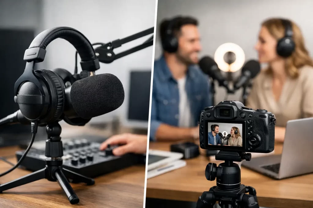 Podcast Audio vs Video Podcast: Which Fits?