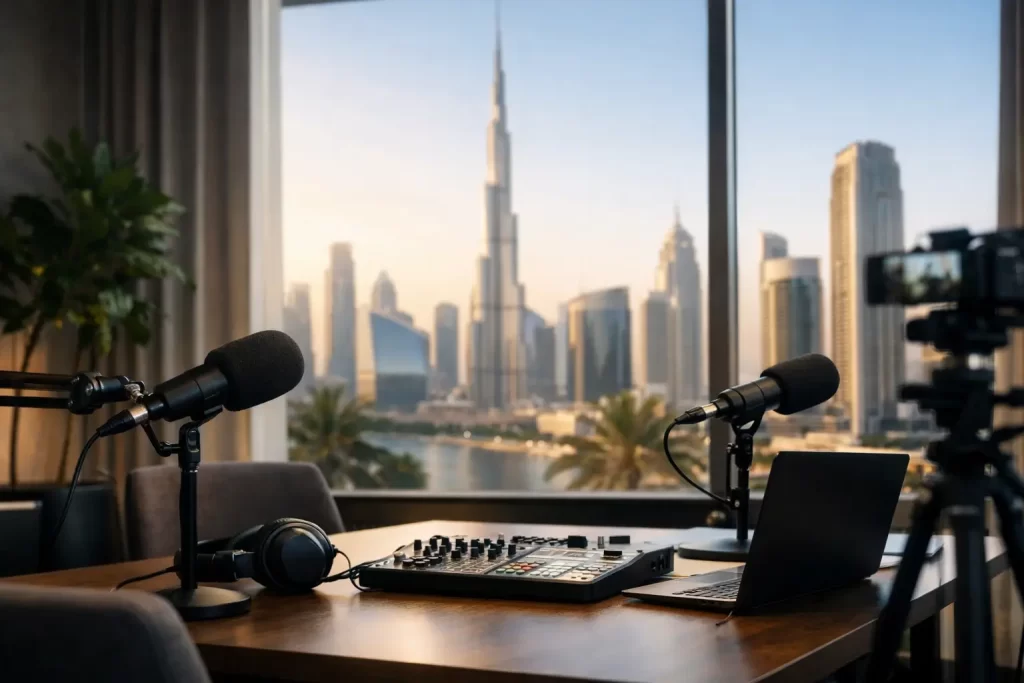 Podcast Studio Dubai for Brands and Creators